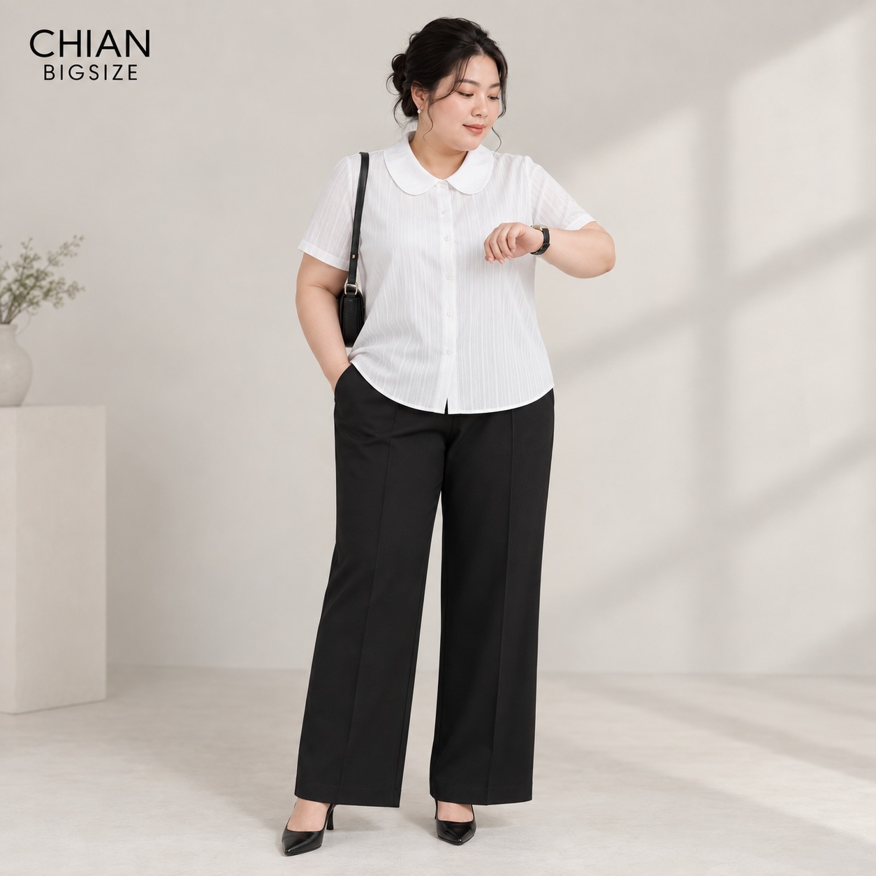 Quần tây bigsize 60kg - 100kg lưng cao ống đứng cao câp phù hợp mặc đi làm, đi học, đi chơi