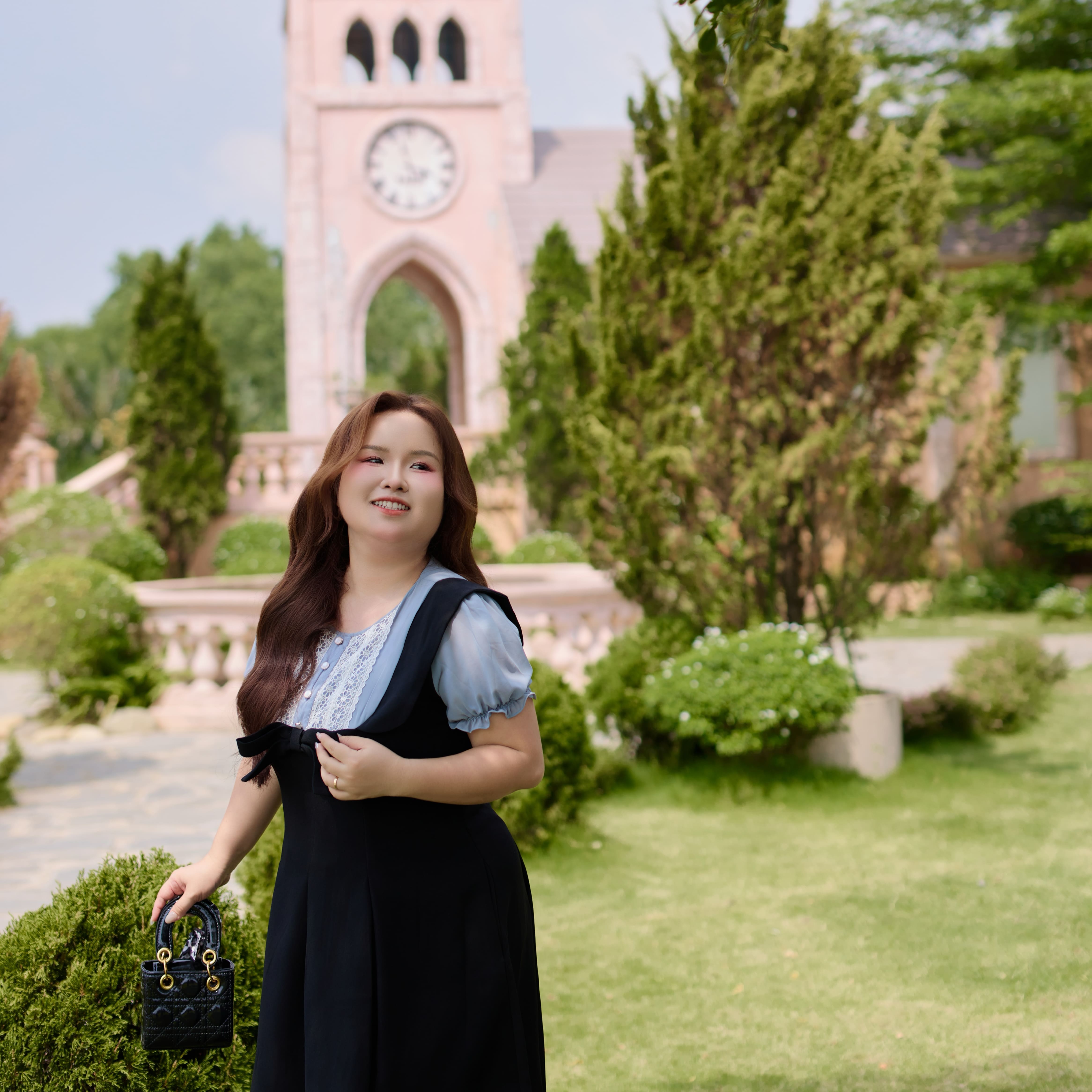 CA030026-Đầm công sở bigsize 60kg - 100kg chất liệu tuyết mưa phối voan xám phù hợp mặc đi làm đi tiêc