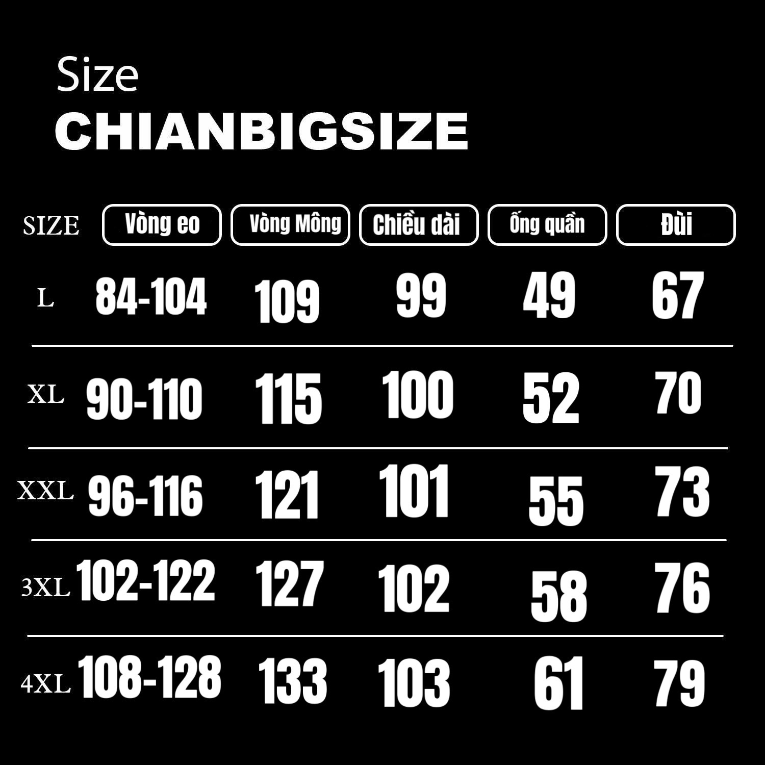 Quần tây nữ bigsize 60kg - 100kg kiểu dáng ống đứng phía sau có lưng thun