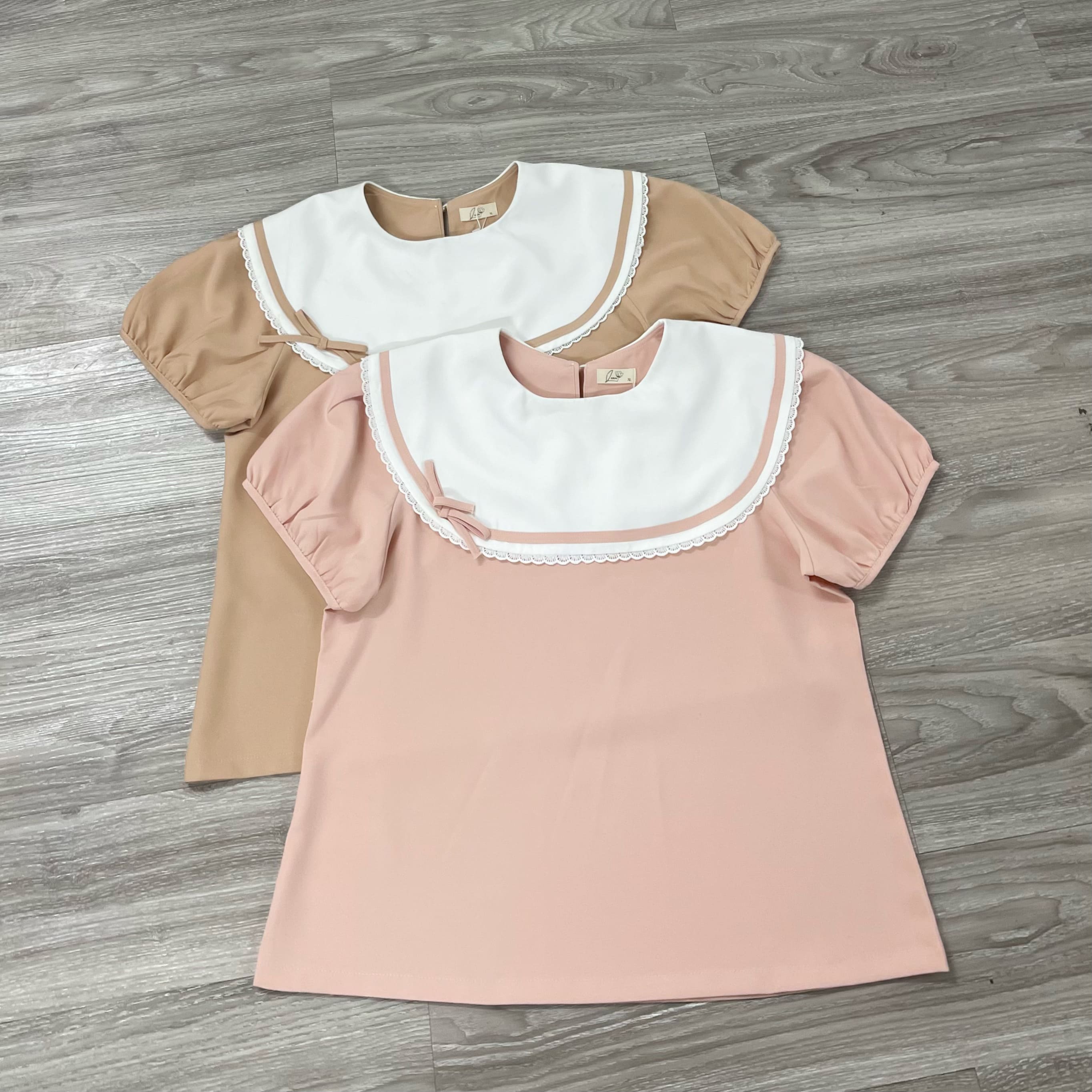 Áo kiểu bigsize nữ 60kg - 100kg viền ren phù hợp mặc đi làm, đi học, đi chơi