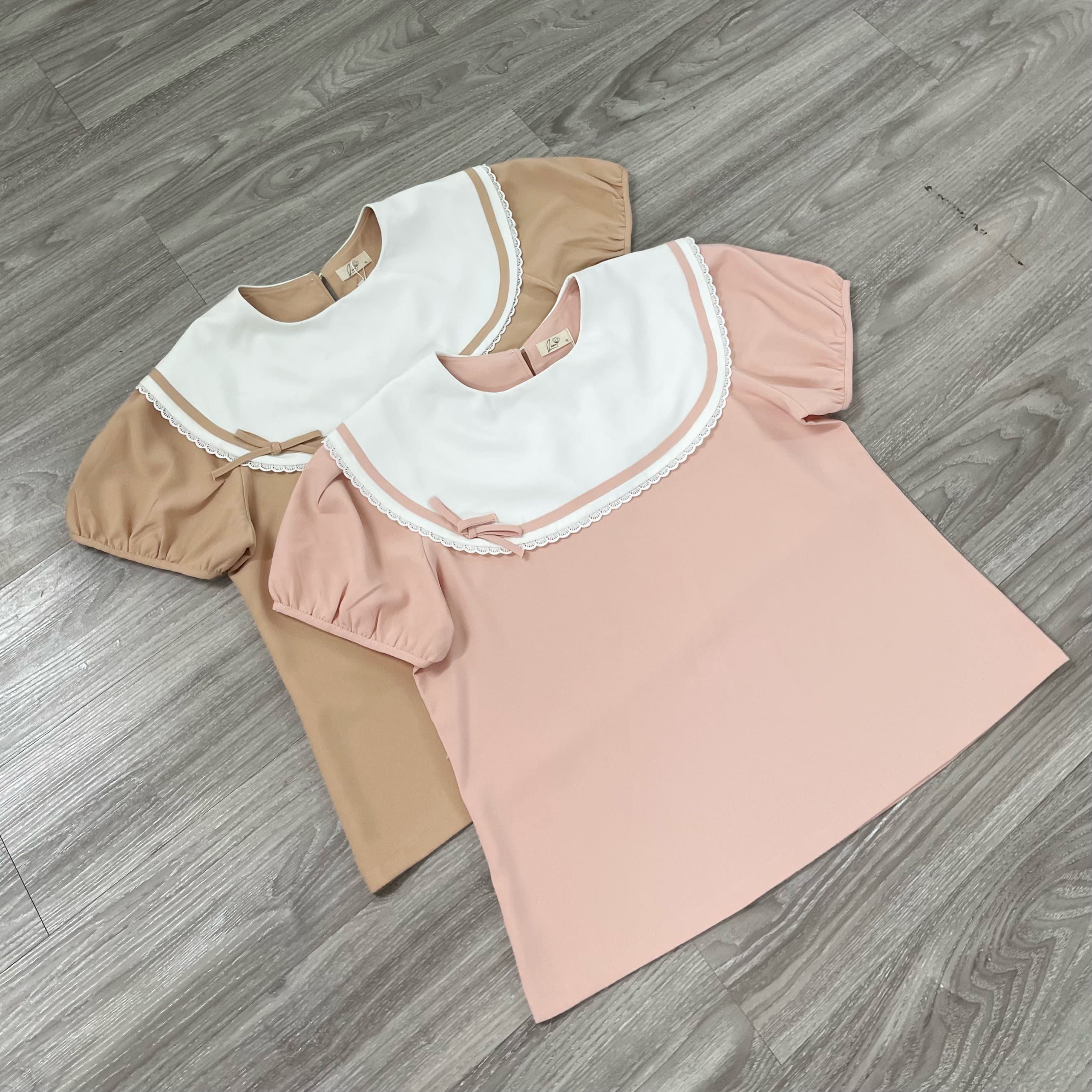 Áo kiểu bigsize nữ 60kg - 100kg viền ren phù hợp mặc đi làm, đi học, đi chơi