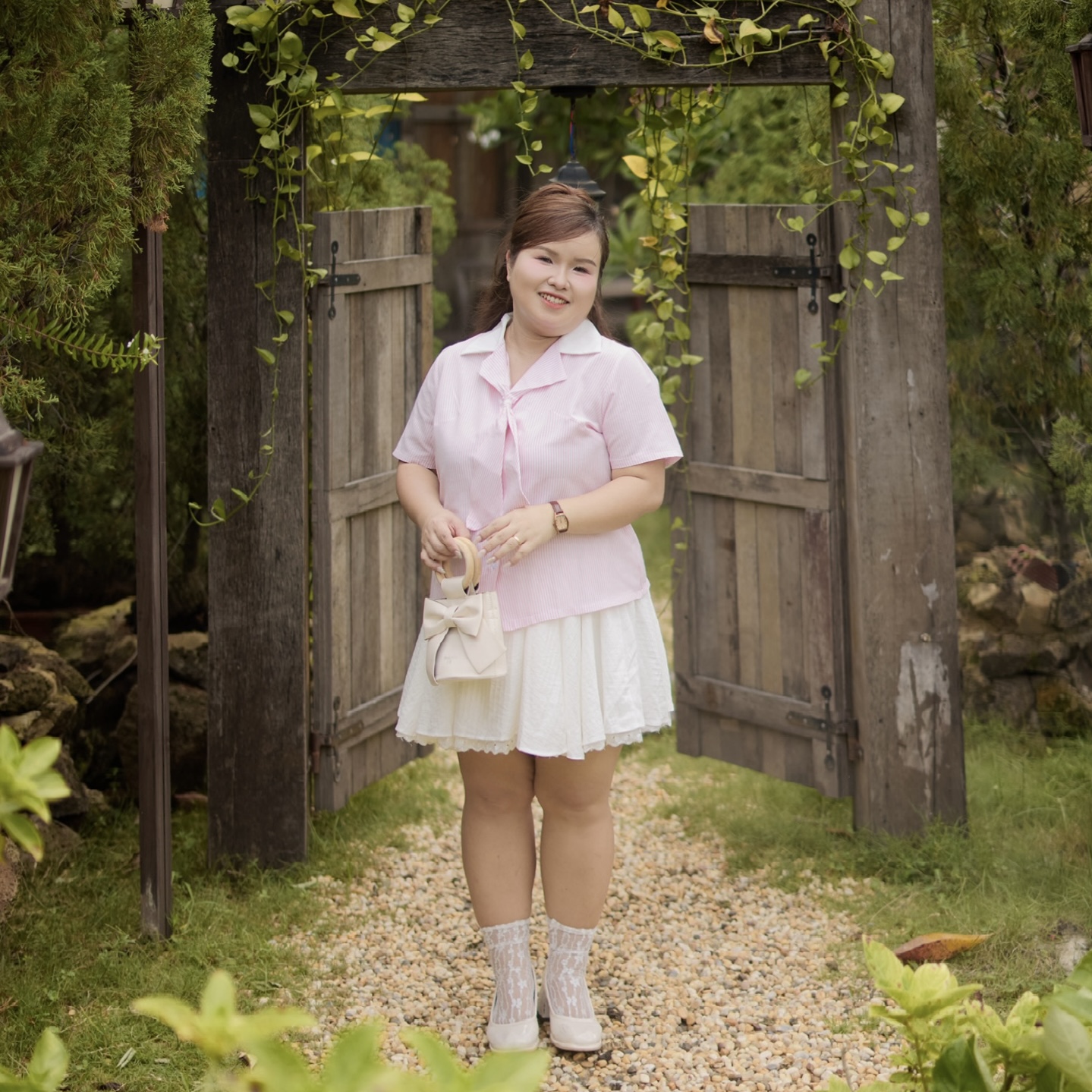 Áo sơ mi bigsize nữ 60kg - 100kg cổ sơ mi caravat phù hợp mặc đi làm đi học, đi chơi