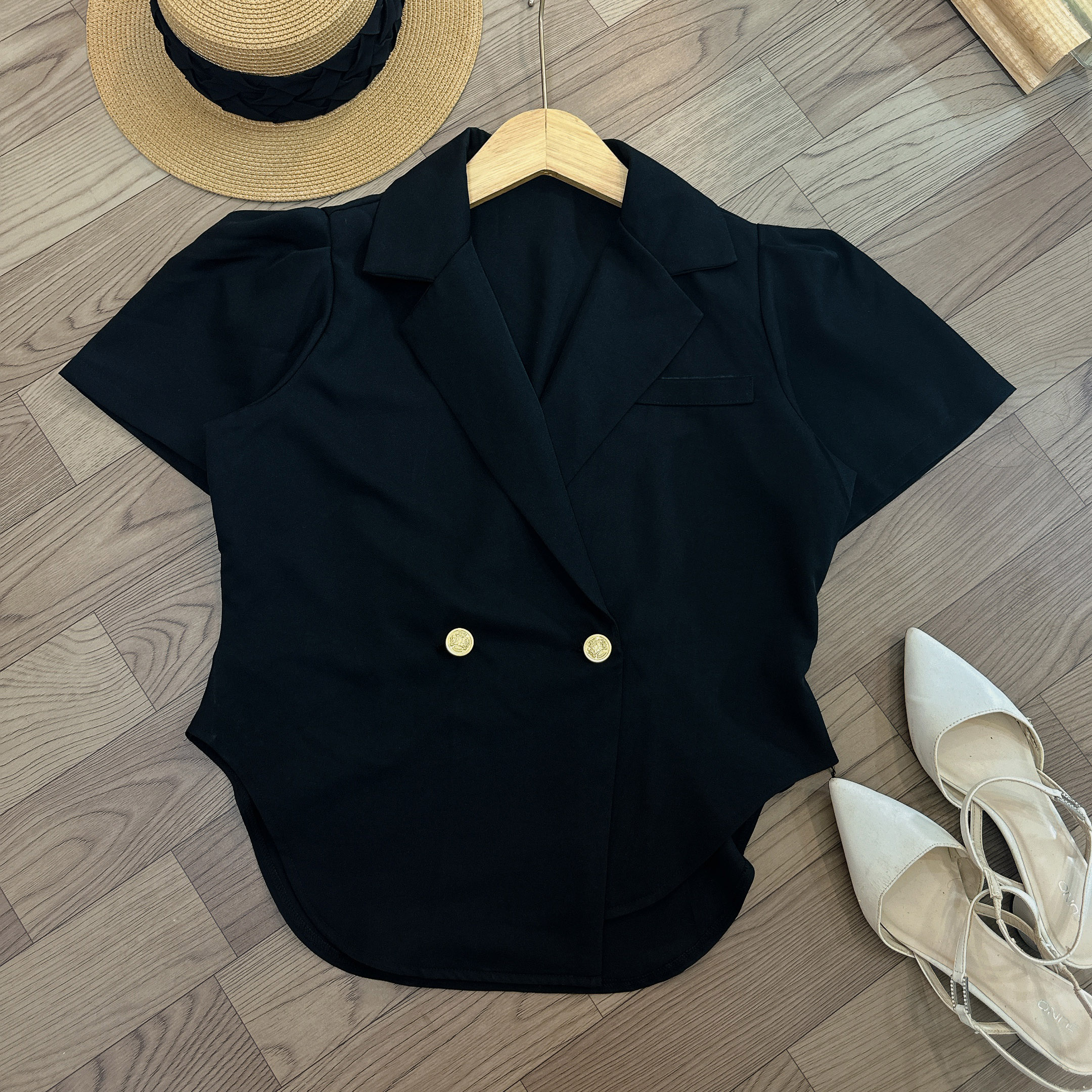 Sét áo vest xẻ tà chân váy dáng xoè bigsize 60kg - 95kkg phù hợp mặc đi làm đi chơi đi tiệc