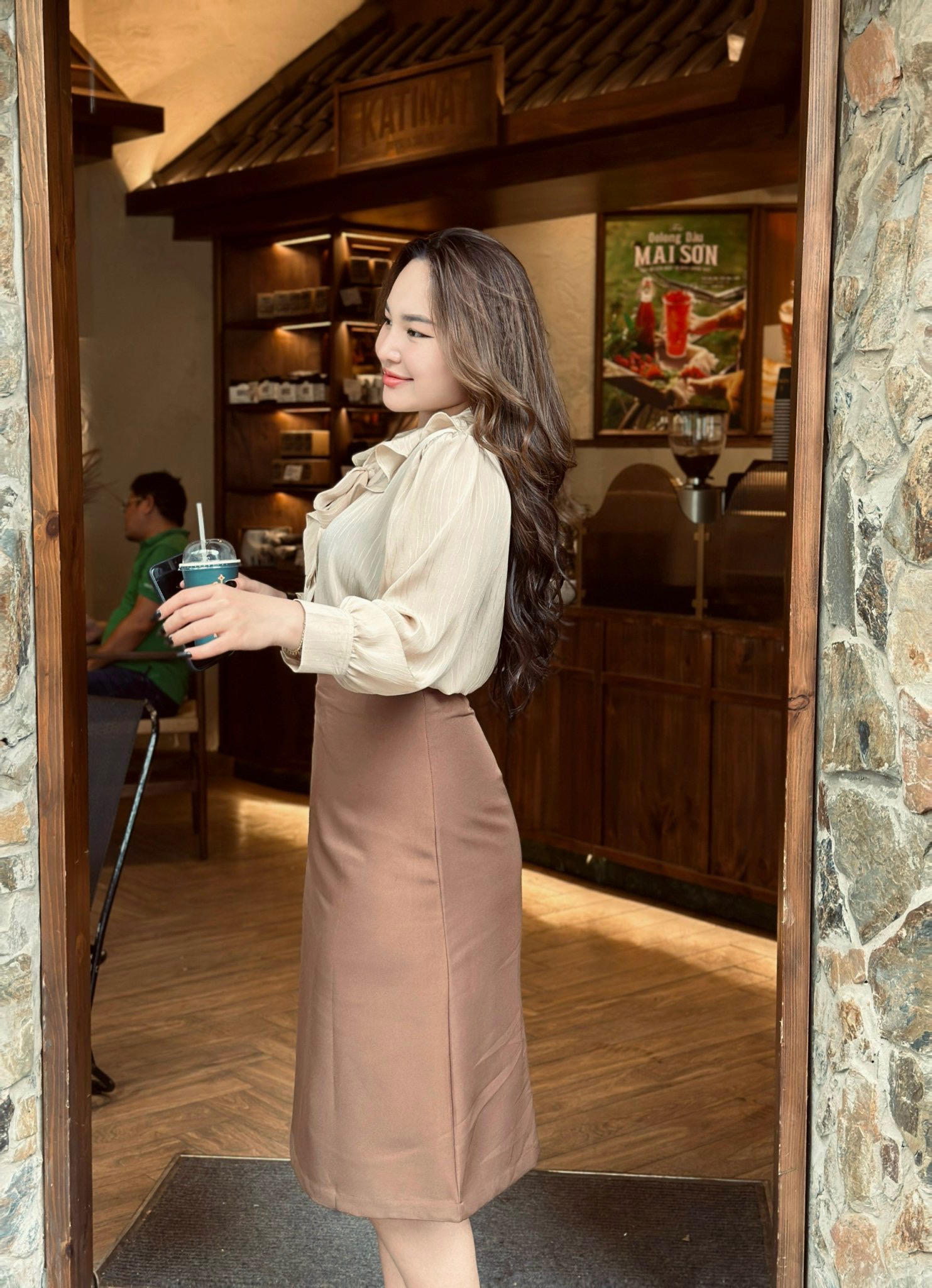 Áo sơ mi big size nữ cổ nơ 60kg - 100kg chất lụa tằm gân mặc đi làm sang trọng