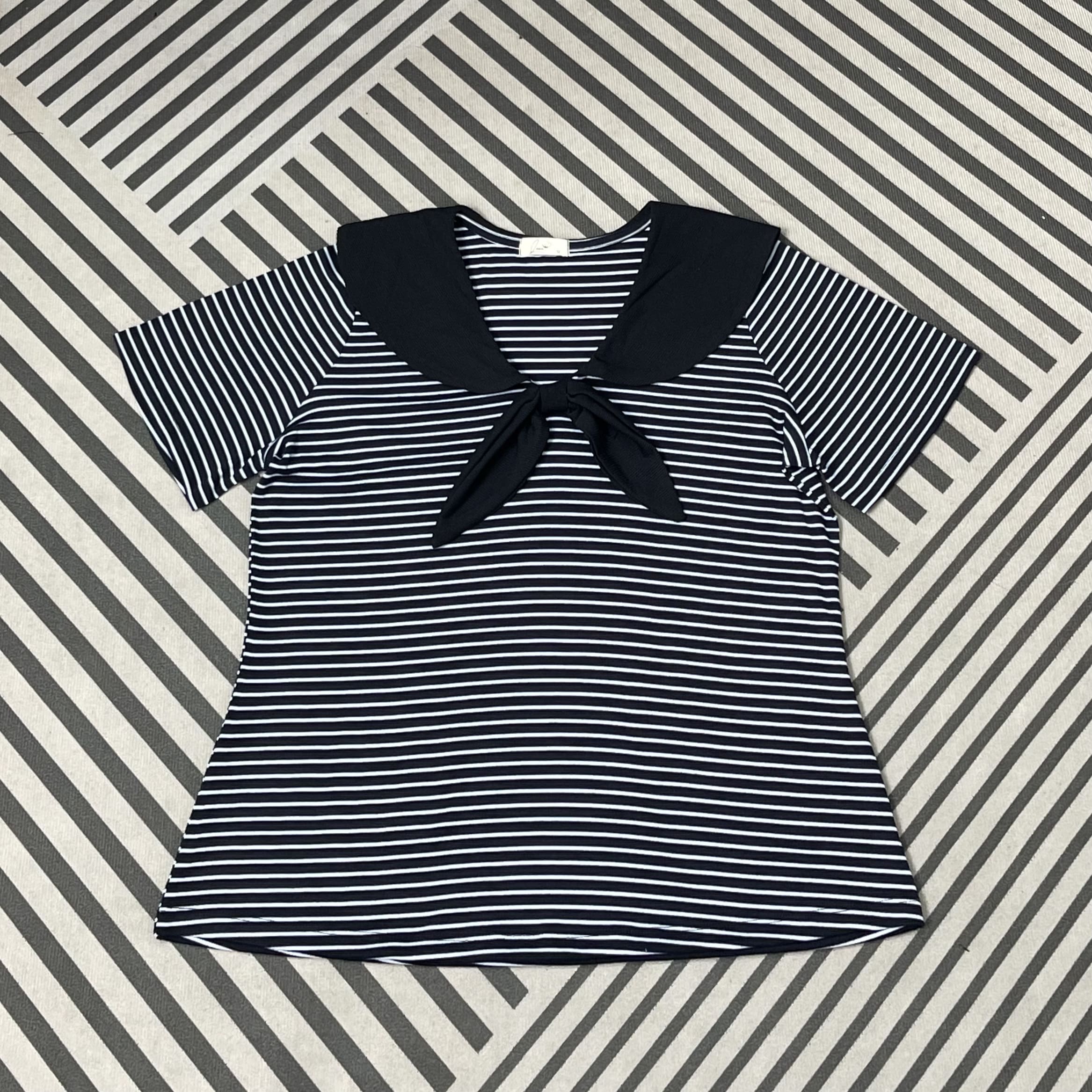 Áo thun sọc cổ thủy thủ bigsize 60kg - 100kg phù hợp mặc đi làm, đi học đi chơi