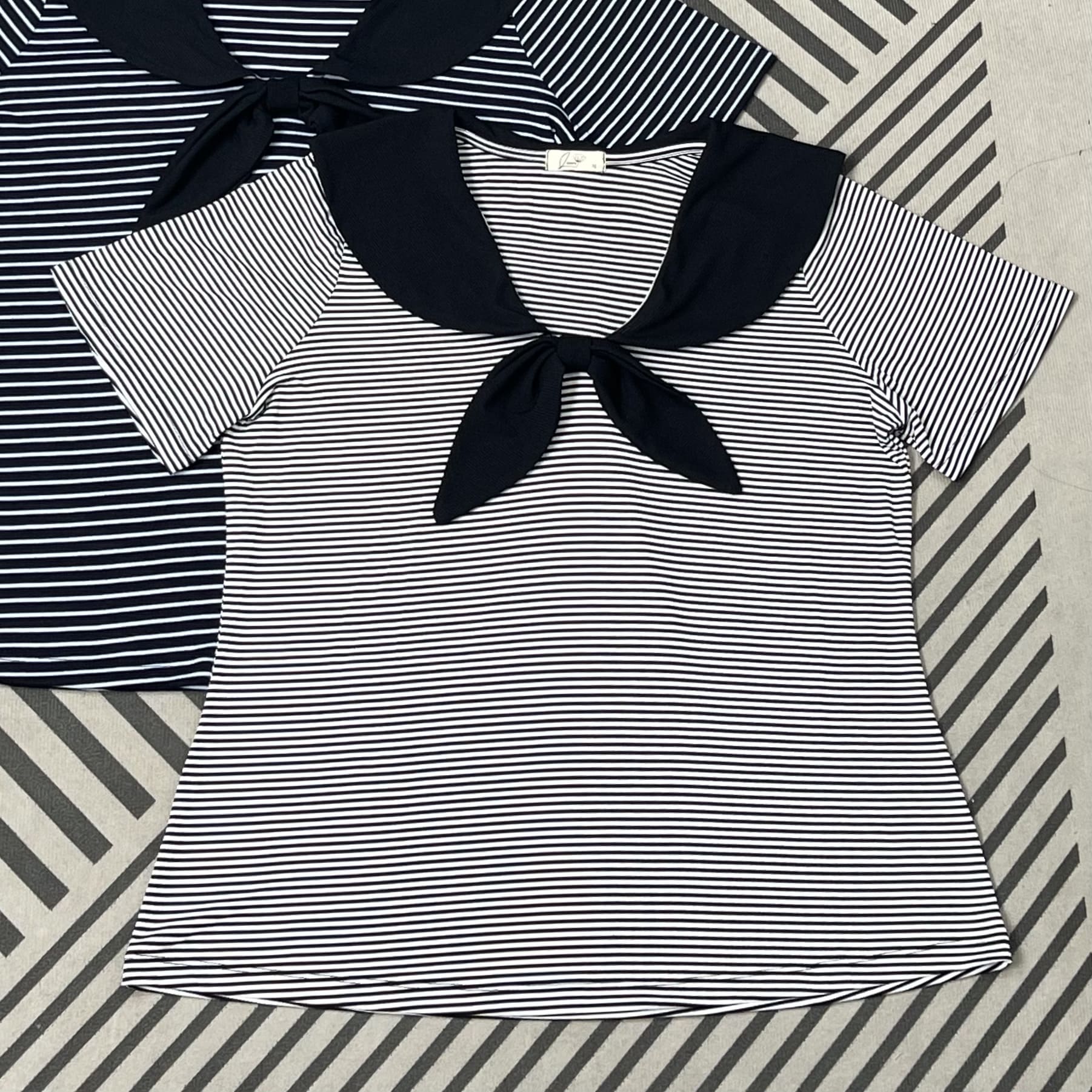 Áo thun sọc cổ thủy thủ bigsize 60kg - 100kg phù hợp mặc đi làm, đi học đi chơi