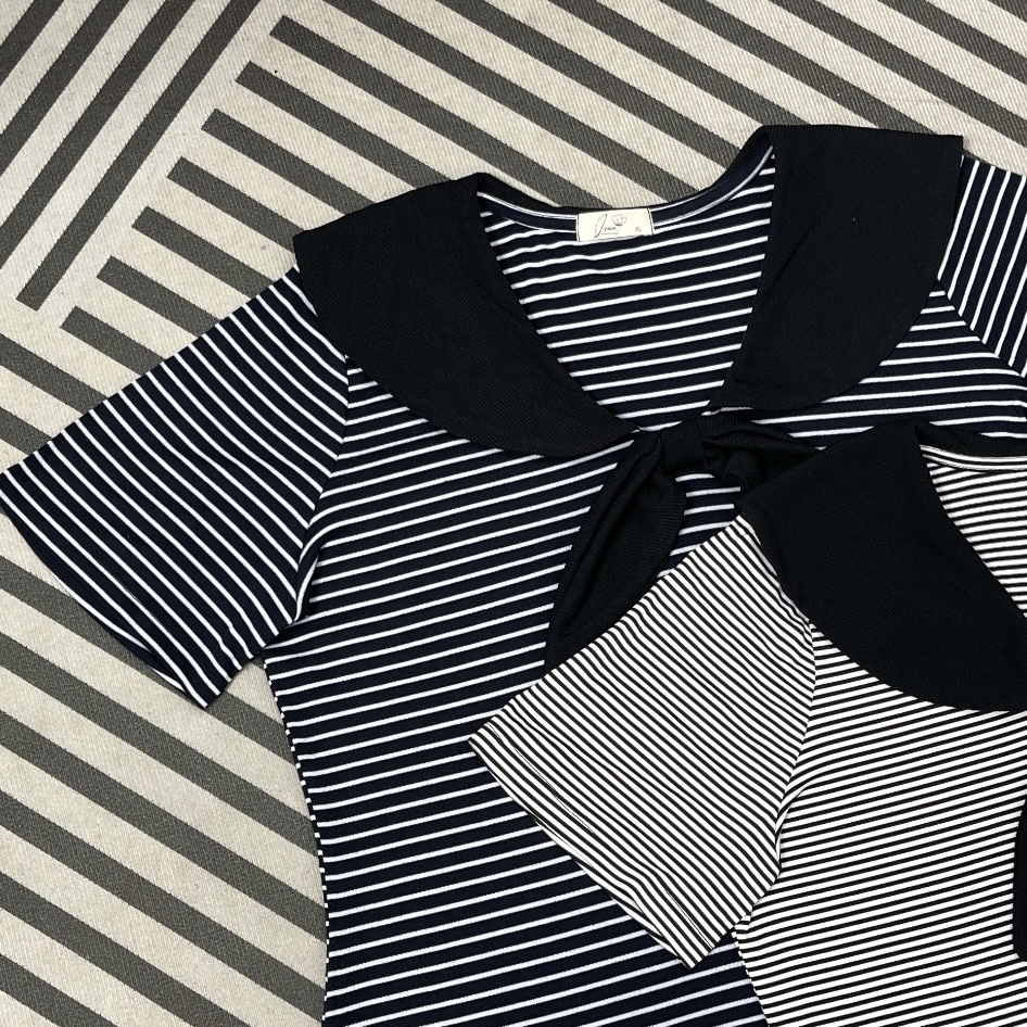 Áo thun sọc cổ thủy thủ bigsize 60kg - 100kg phù hợp mặc đi làm, đi học đi chơi