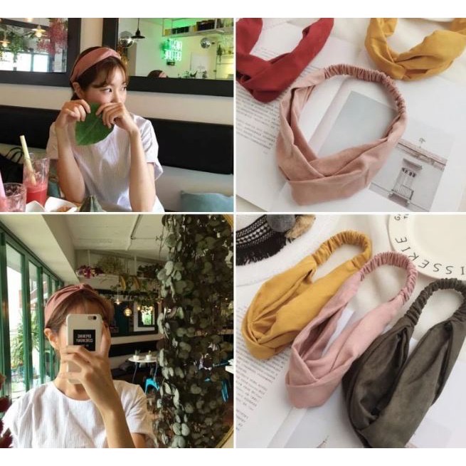 Băng đô cài tóc phong cách Hàn Quốc