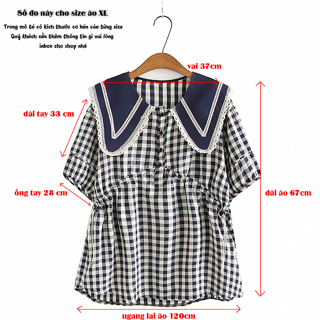 Sét Baby Doll Áo Caro Chân Váy Quần Bigsize (hình và video thật)