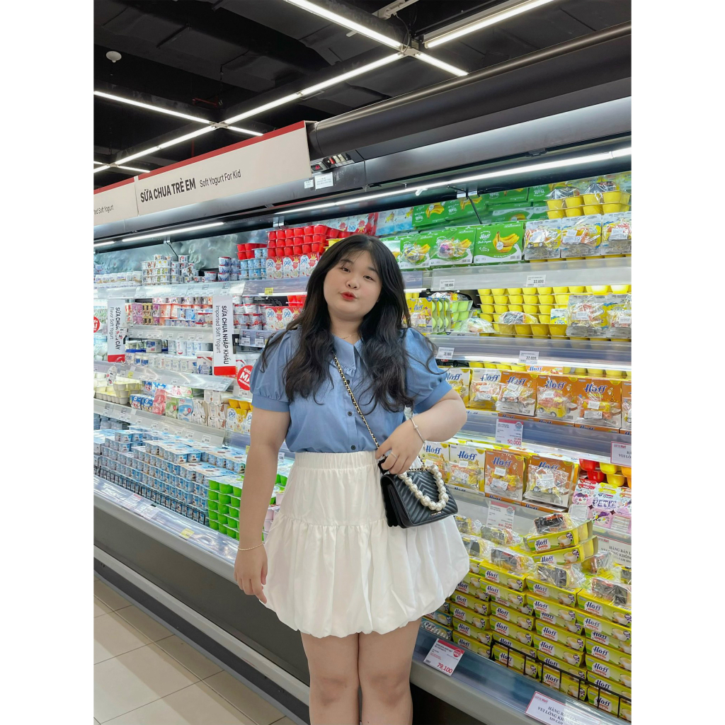 [MUA1TẶNG1] Chân quần xoè bigsize 60kg - 95kg chân váy đi chơi dễ thương