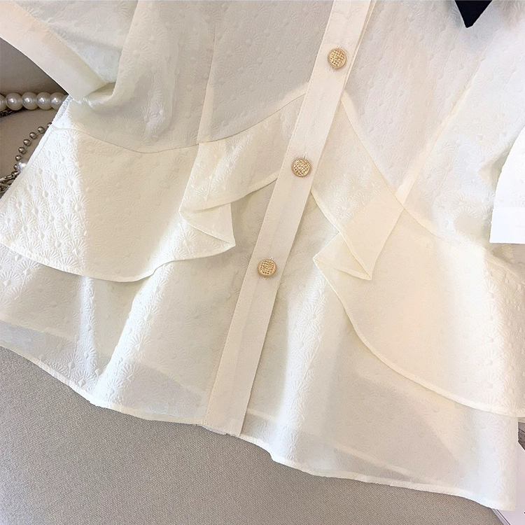 [MUA1TẶNG1]Áo sơ mi peplum công sở 60kg - 95kg bigsize sơ mi mặc đi chơi đi học