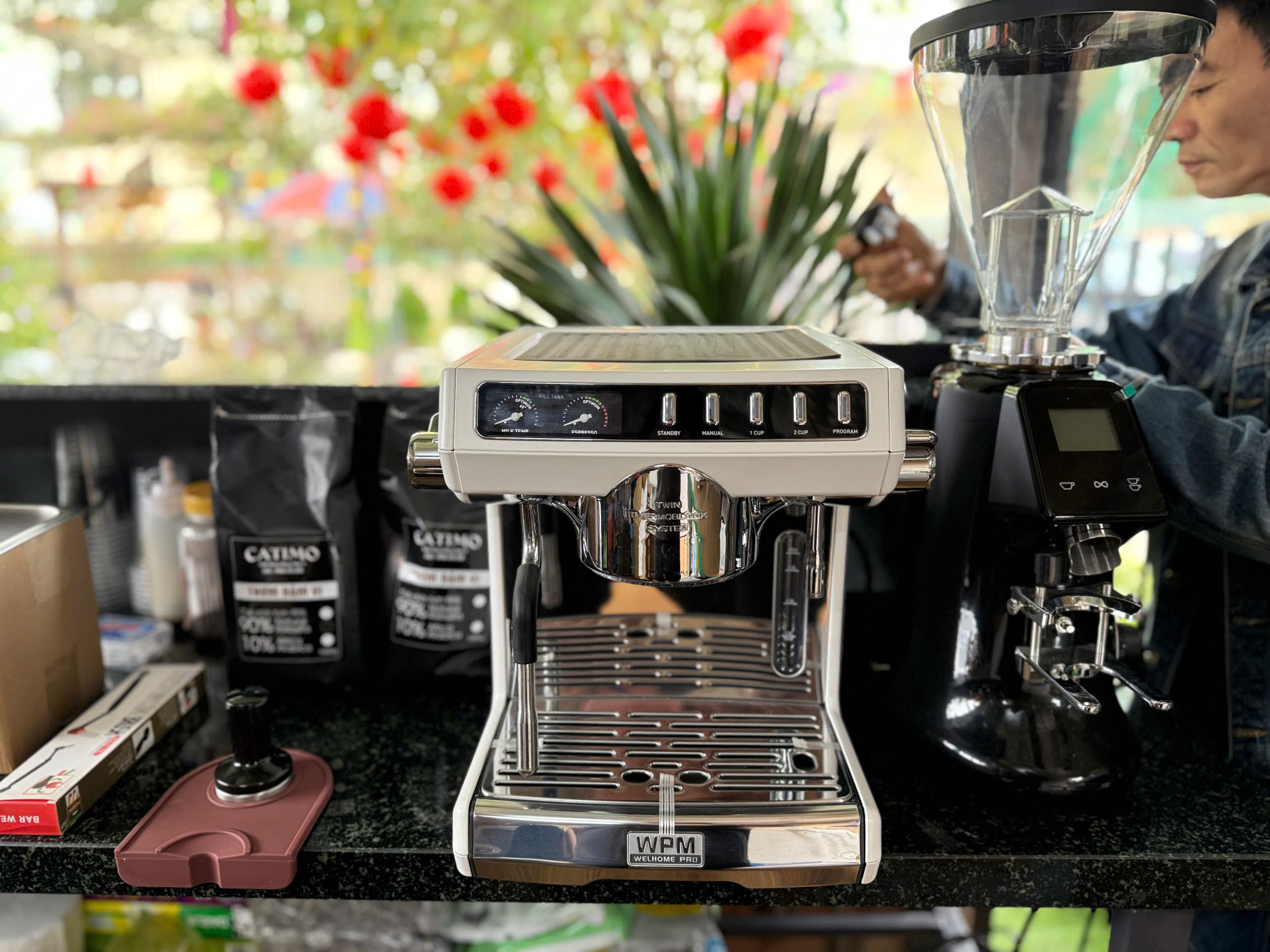 Lắp Đặt Combo Máy Pha Cà Phê K270N Và Máy Xay JX600AD Tại Hương Sơn, Hà Tĩnh