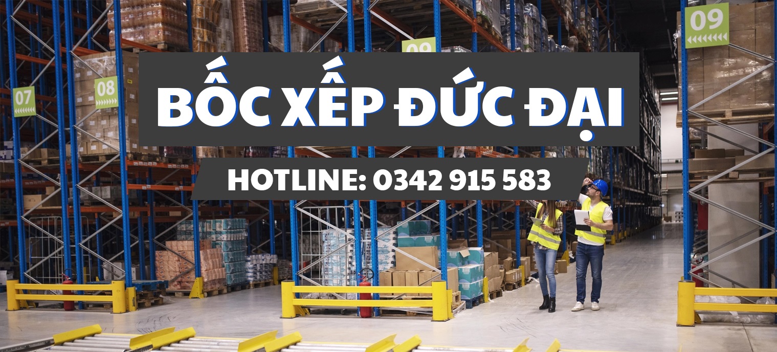 Bảng giá bốc xếp hàng hóa trọn gói tại Hà Nội, phục vụ 24/7