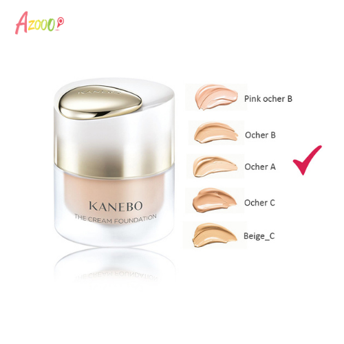 Kem nền cao cấp, siêu mịn, che phủ hoàn hảo Kanebo The Cream Foundation màu sáng Ocher A 30ml