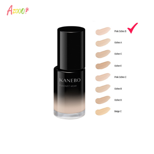 Kem nền chống nắng cao cấp, che phủ mịn mướt trong veo Kanebo Fusionfit Wear màu Pink Ochre B SPF 27 PA++ 30ml