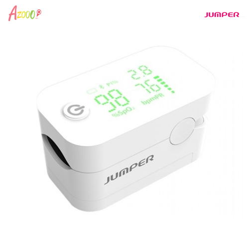 Máy đo nồng độ oxy máu và nhịp tim Jumper JPD-500G màu trắng (Bluetooth)