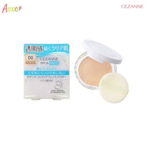 Phấn phủ Cezanne UV Clear Face Powder  màu 00