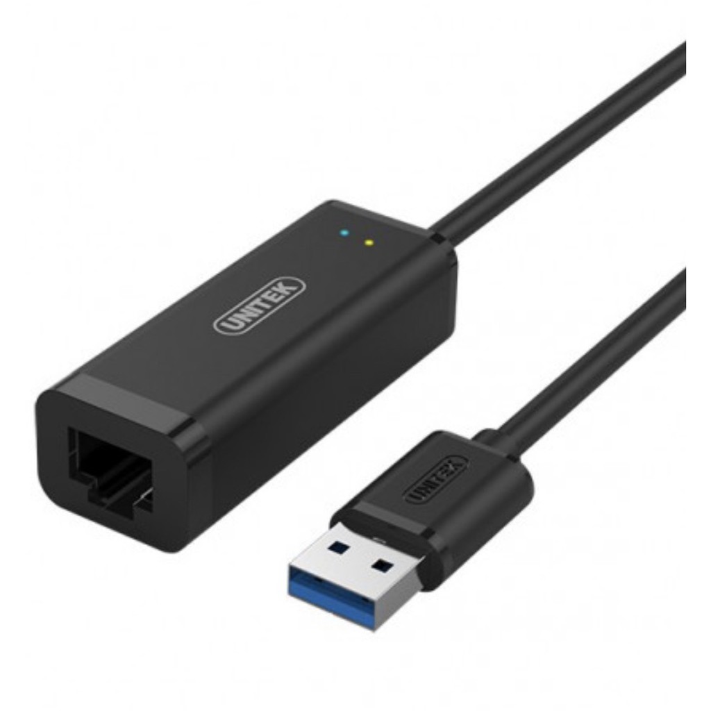 Cáp chuyển USB 3.0 sang mạng  Lan Gigabyte Unitek Y 3470BK