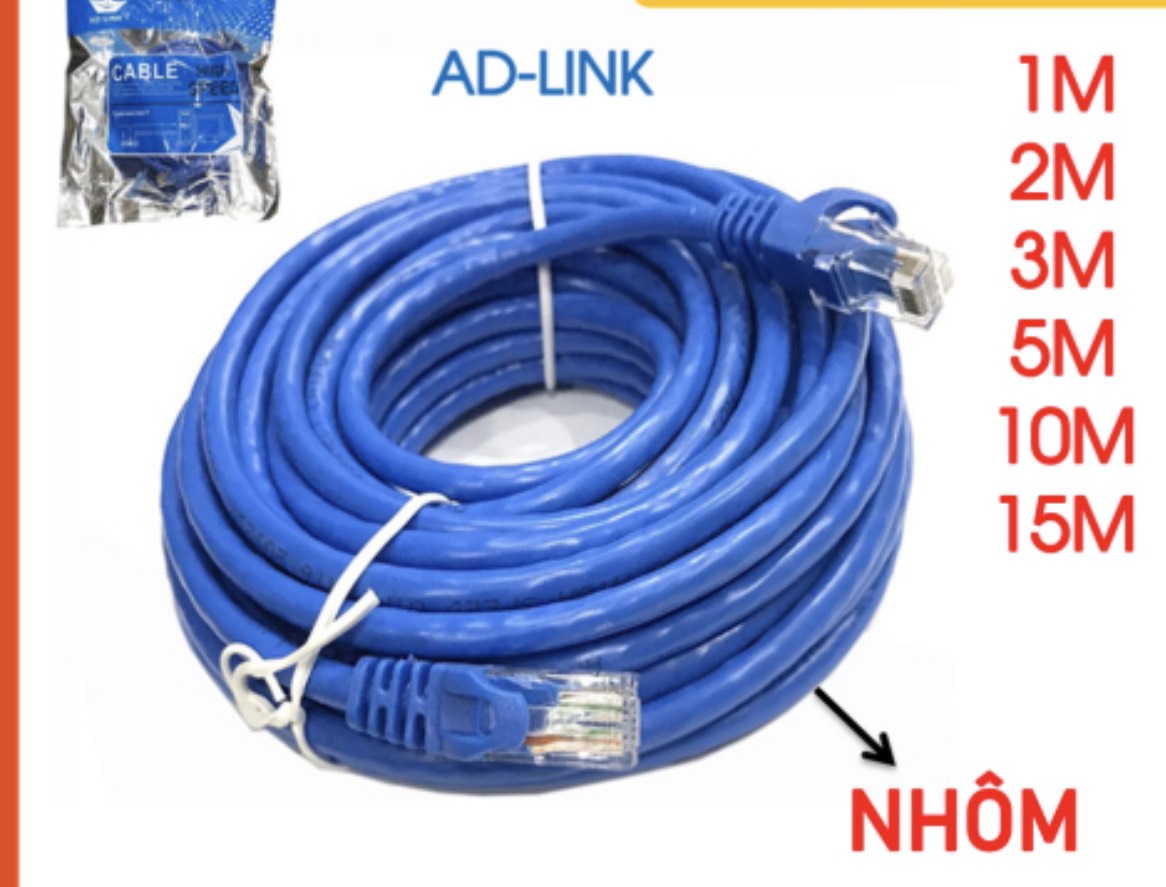 Cáp mạng Cat 6 AD Link  dài 1M 3M 5M 10M 20M 30M 40M