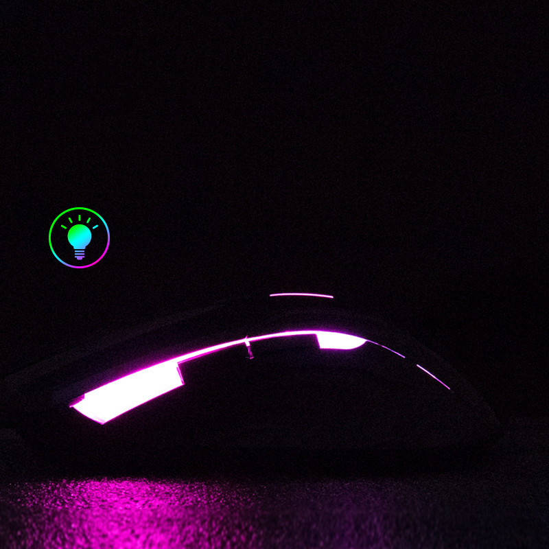 Chuột máy tính có dây Gaming Newmen N5000S (LED, Silent switch )- Hàng chính hãng