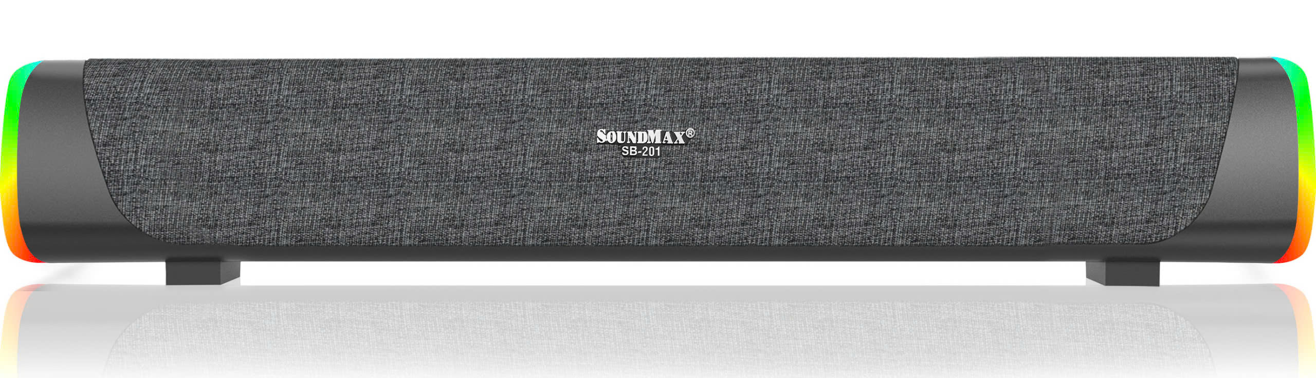 Loa Bluetooth SoundMax SB-201 (2.0)SB201 LED RGB.- Hàng chính hãng