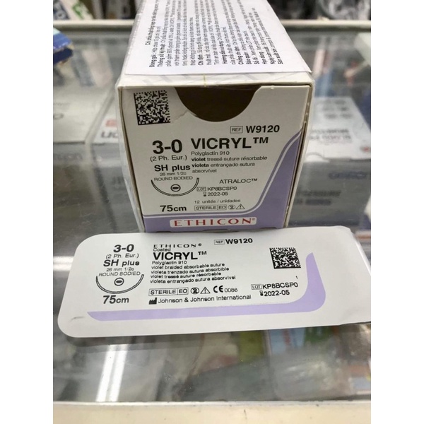 Chỉ phẫu thuật Vicryl 3-0 (tròn) W9120