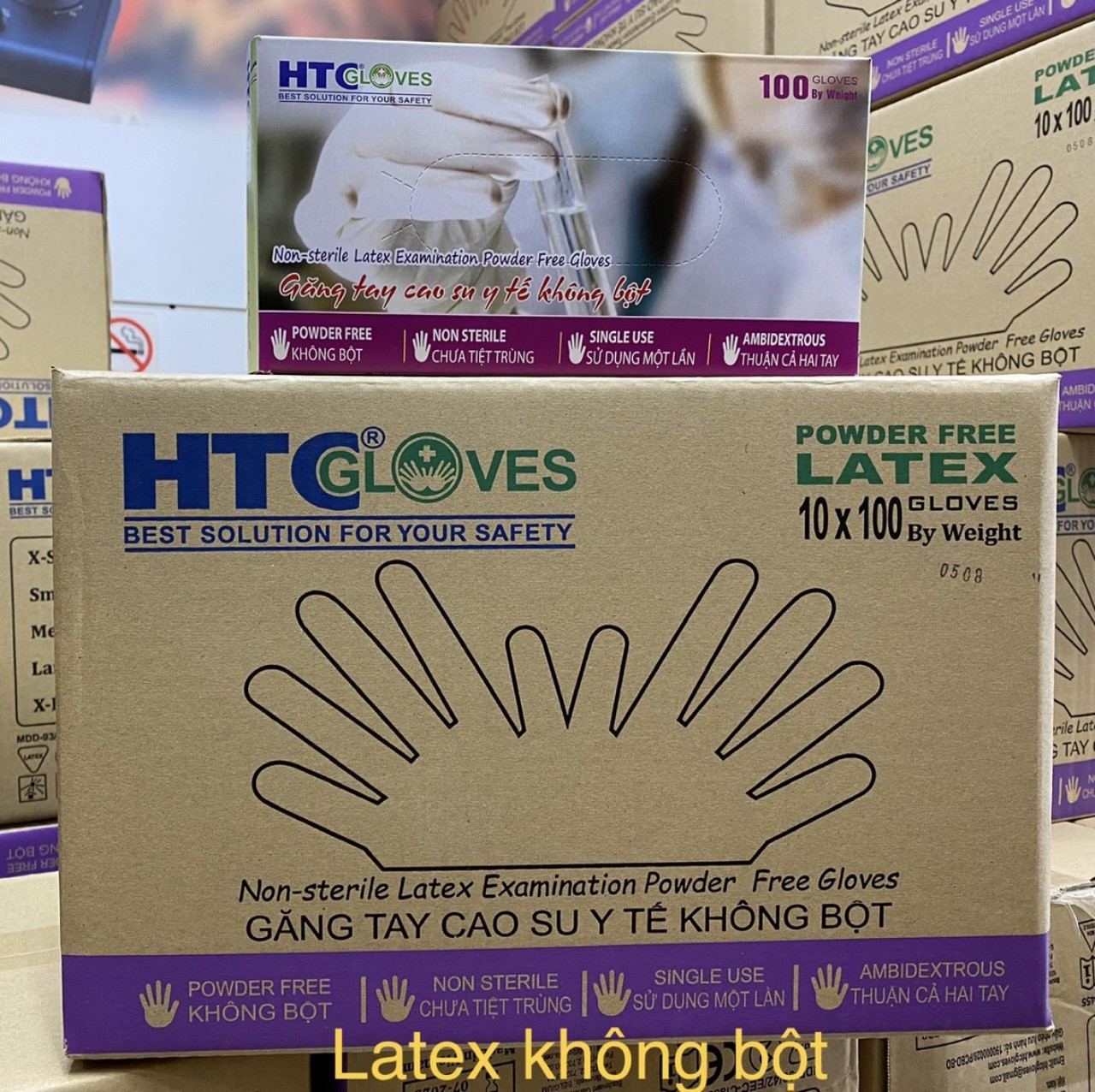 Găng tay y tế HTC Latex không bột