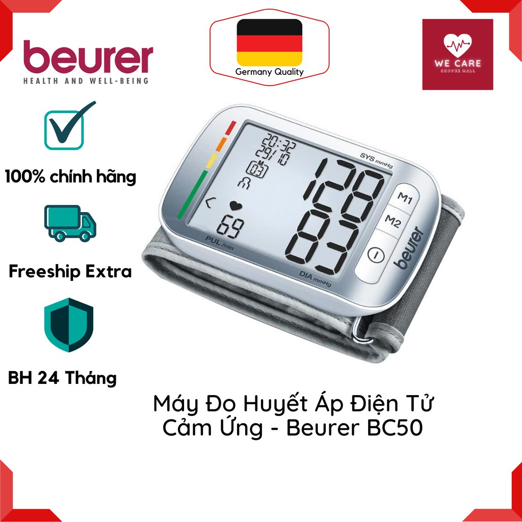 Máy đo huyết áp cổ tay Beurer BC50