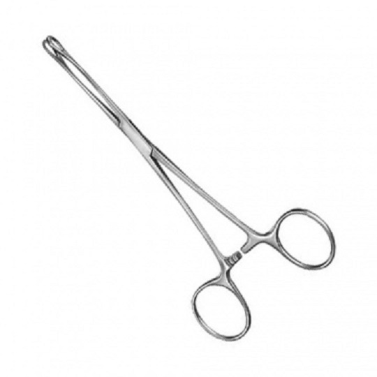 Kẹp tim sản khoa - Pen sản thẳng hình tim 25cm