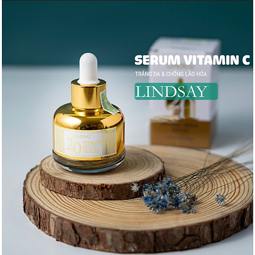 Serum Vitamin C Lindsay dưỡng trắng da