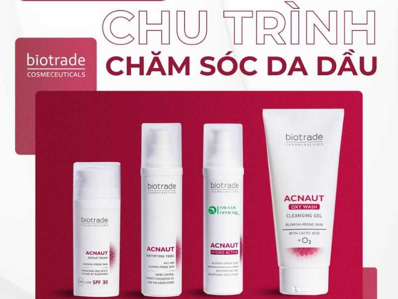 Chăm sóc da dầu mụn Biotrade