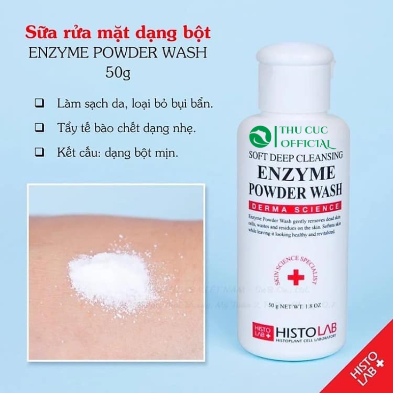 Công dụng của bột rửa mặt Histolab
