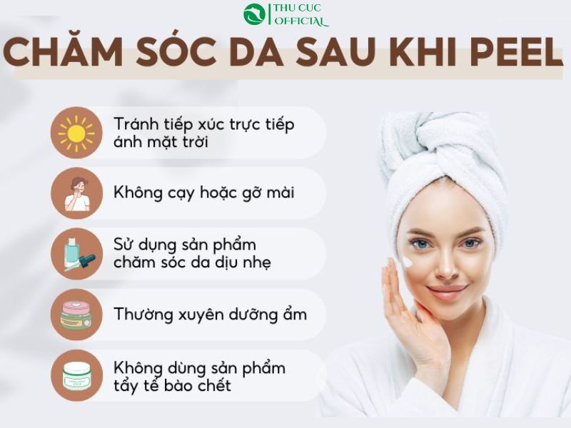 Nguyên tắc chăm sóc da sau peel