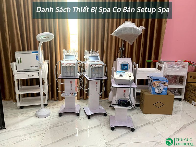 Chi phí mua máy móc thiết bị Spa