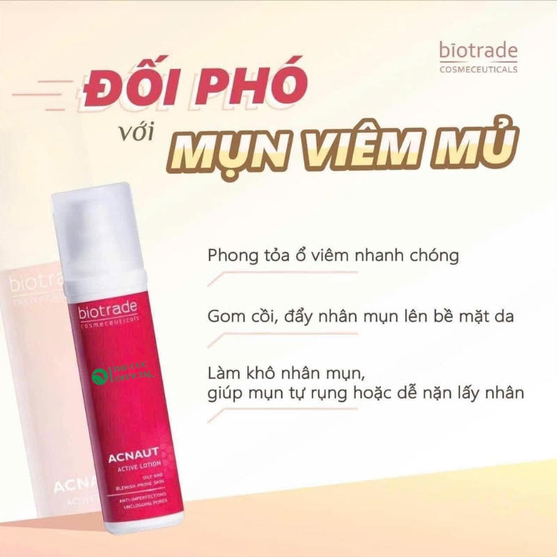 Lotion Biotrade giảm mụn
