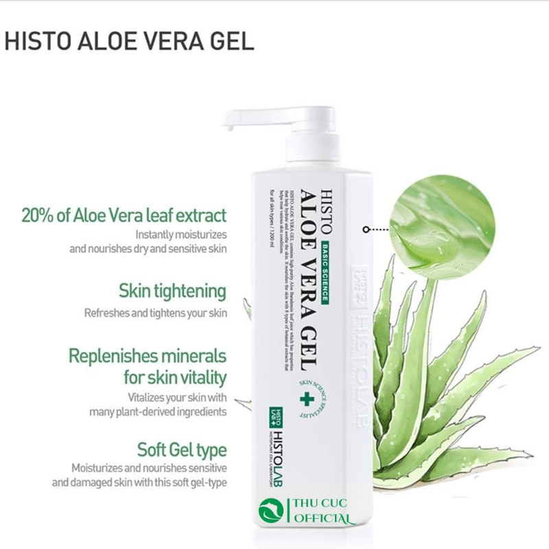 Ưu điểm của Gel lô hội Histolab