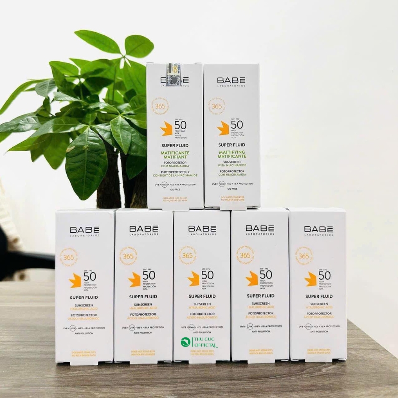 Kem chống nắng Babe Super Fluid Depigment 