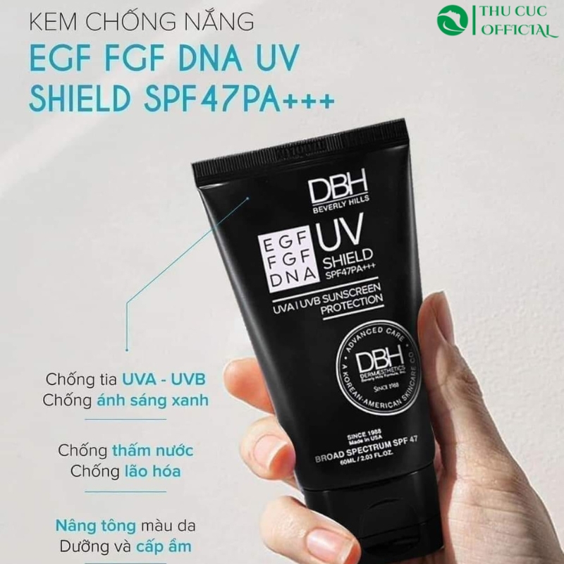 Công dụng của kem chống nắng DBH