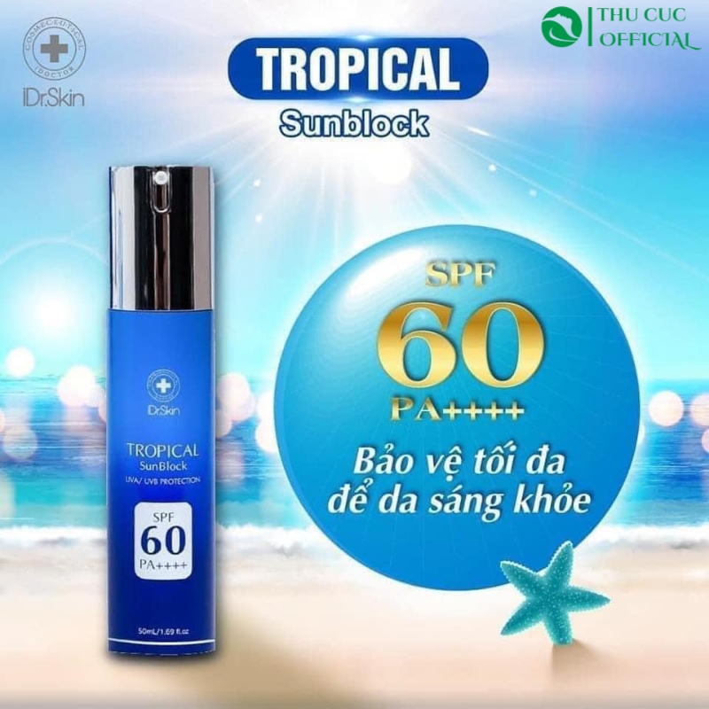 Kem chống nắng iDr. Skin Tropical Sunblock