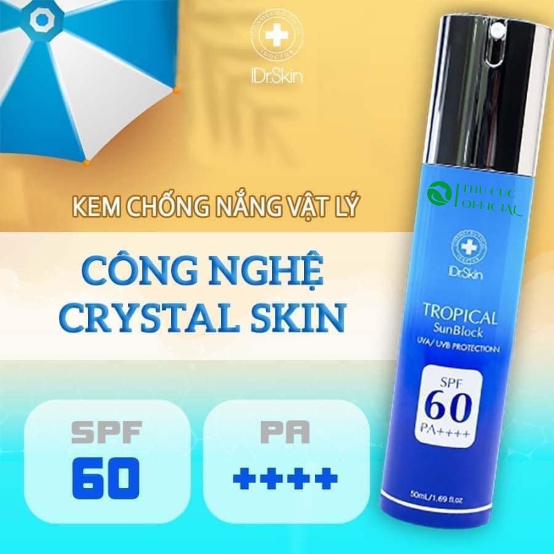 kem chống nắng Idr Skin SPF 60
