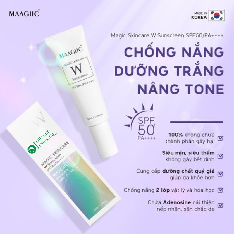 Công dụng của kem chống nắng Maagiic