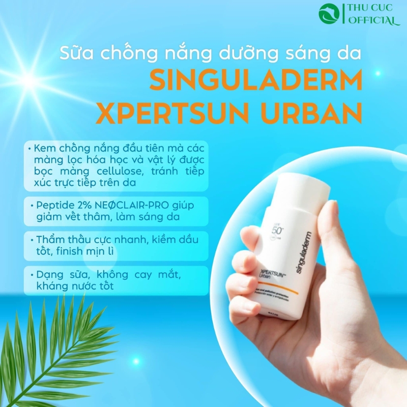 ưu điểm của kem chống nắng Singuladerm