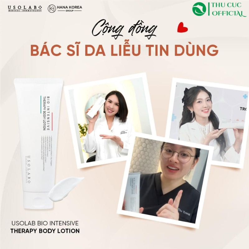 Review về Kem dưỡng ẩm toàn thân Usolab