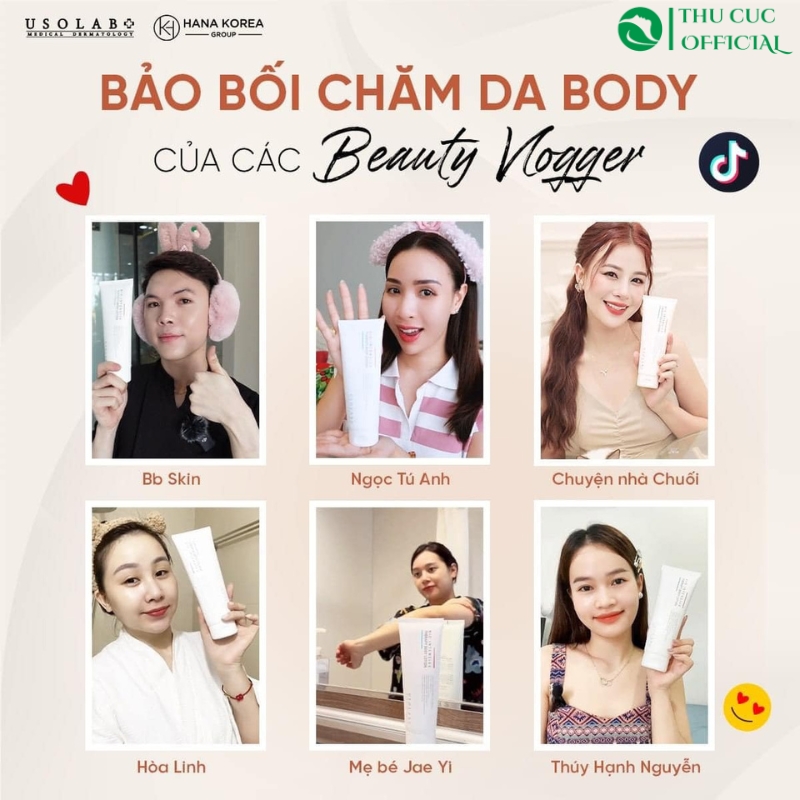 Dưỡng ẩm toàn thân Usolab Body Lotion