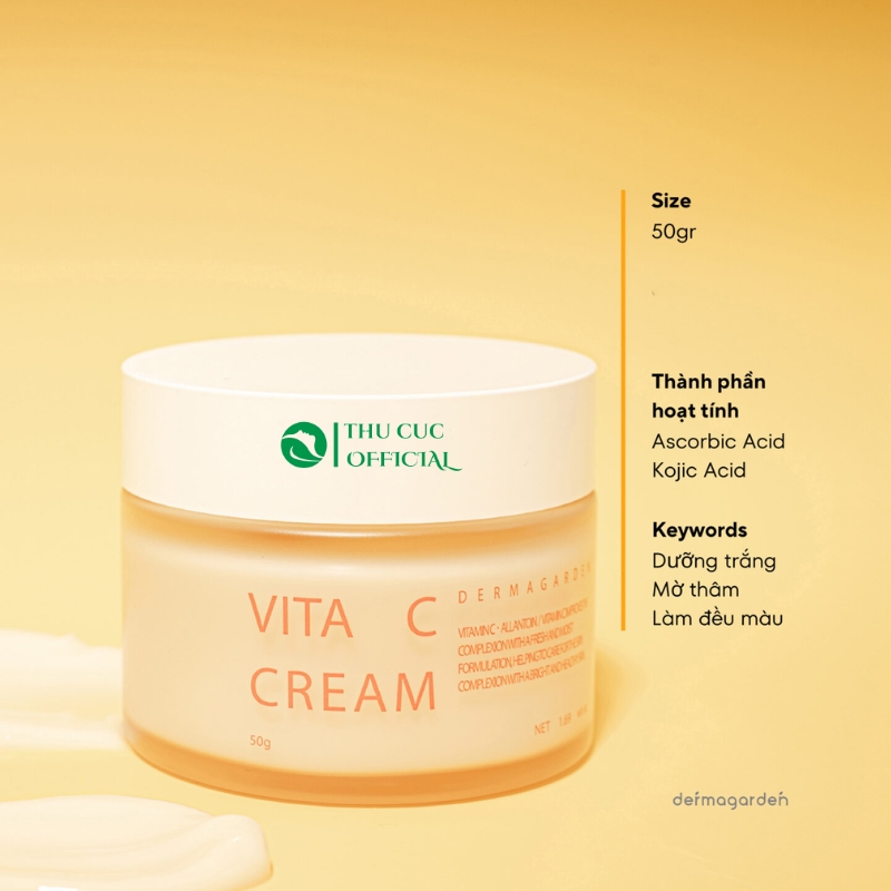 Kem dưỡng DermaGarden Vita C Cream mỏng nhẹ