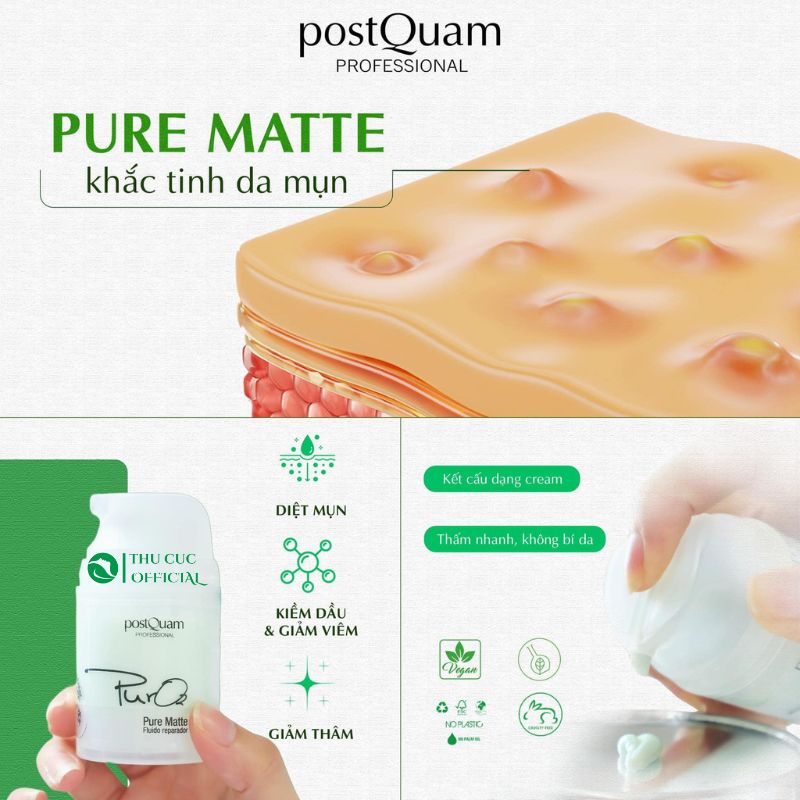 Cơ chế tác động của PostQuam Pure Matte (Q13) 