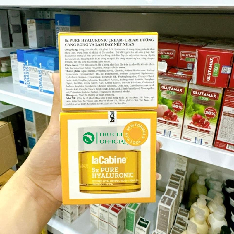Lacabine 5x Pure Hyaluronic Cream Chính hãng