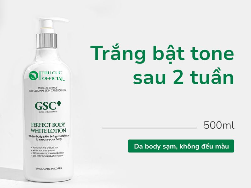 Kem dưỡng trắng da GSC+