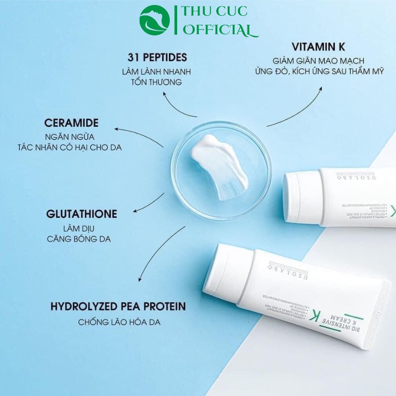 Thành phần chính trong kem K Usolab