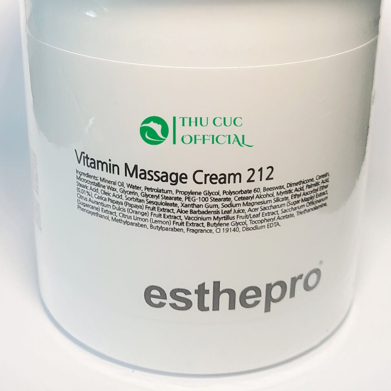 Kem massage Esthepro Vitamin 212 1000g